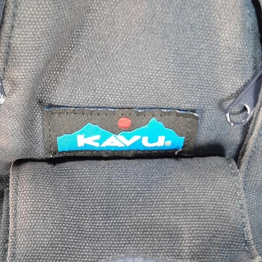 KAVU Rope Bag Sling Backpack OS Charcoal Gray Unisex Canvas Outdoor Bag